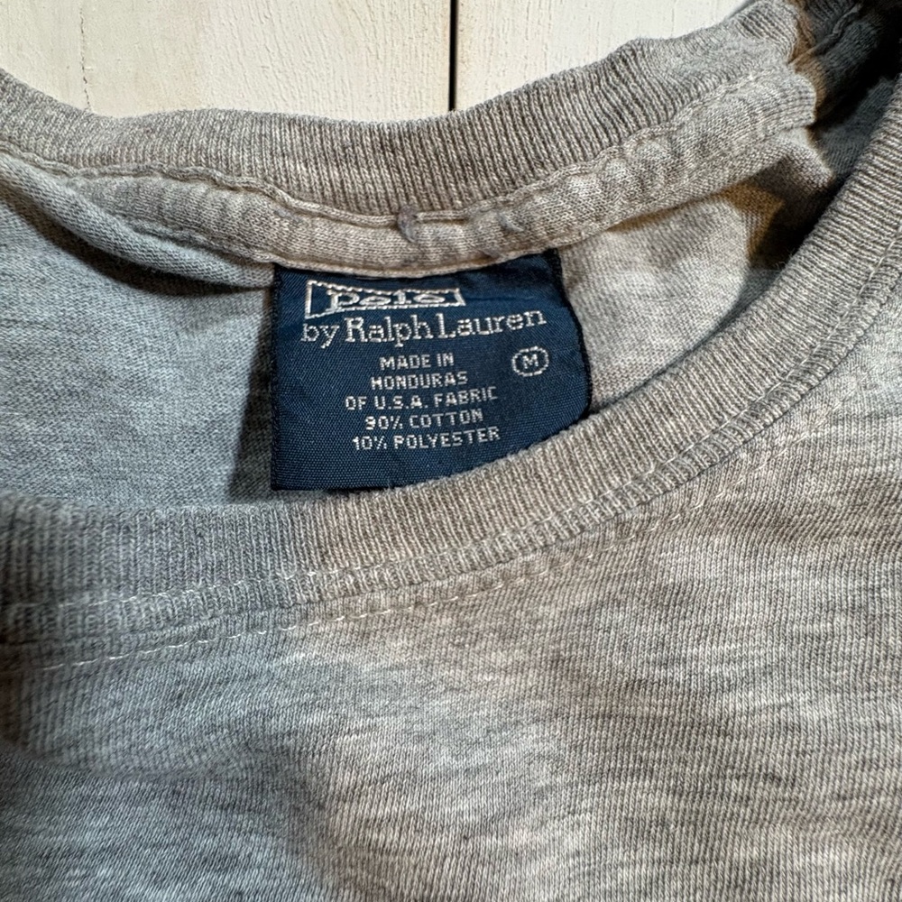 Ralph Lauren Polo Men’s Grey Short Sleeve T Shirt - Picture 4 of 6
